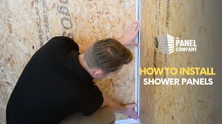 How to Install Shower Panels  The Panel Company [upl. by Lalo986]