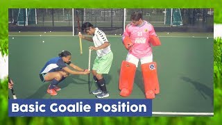 Basic Goalie Body Position  Goalkeeper Technique  Hockey Heroes TV [upl. by Erikson]