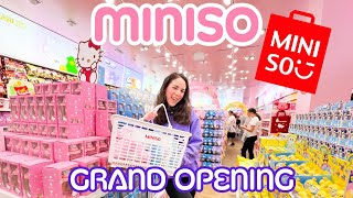 MINISO Grand Opening  Store Tour   100th US Store [upl. by Hymen117]