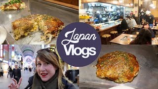 Japan Vlog Hiroshima Okonomiyaki at Nagataya [upl. by Xanthe]