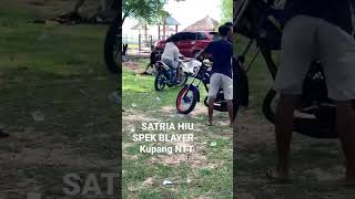 Satria 2 tak Buat Blayer Di KUPANG NTT 😱 2stroke bully135cc 2tak [upl. by Ahsiekin287]