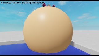 The Inflation pool Roblox tummy stuffing [upl. by Atineg]