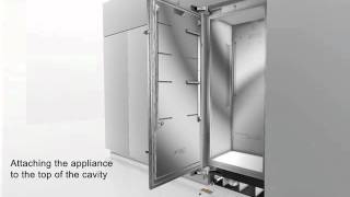 Thermador Refrigerator Installation [upl. by Maisel]