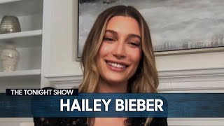 Hailey Bieber Dishes on Quarantine with Justin Bieber amp New YouTube Channel  The Tonight Show [upl. by Ecyac]