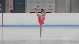 Figure Skating First Regional Competition  7 year old April [upl. by Burkhardt]