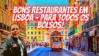 6 Dicas de Restaurantes em Lisboa [upl. by Hanyaz]