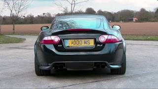 Spires Jaguar XKR 42 Active Exhaust [upl. by Dorsy238]