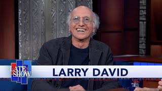 Larry David Reminisces About Colberts Guest Spot On quotCurb Your Enthusiasmquot [upl. by Nnaycnan]