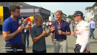 Max Verstappen “calls” Eddie Jordan a wanker [upl. by Ocinom212]