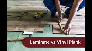 Luxury Vinyl Plank vs Laminate Flooring  Pros amp Cons [upl. by Euqenimod]