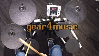 Digital Drums 400 Compact Electronic Drum Kit by Gear4music [upl. by Spielman]