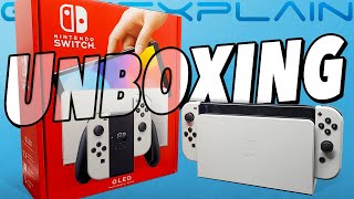 Nintendo Switch OLED UNBOXING [upl. by Stutsman433]