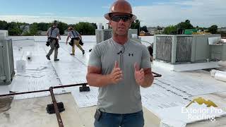 Flat Roof Repair vs Flat Roof Overlay [upl. by Eicyak]