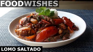 Lomo Saltado  Steak amp French Fry Stir Fry  Food Wishes [upl. by Eddana469]