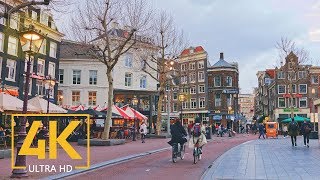 4K Amsterdam Netherlands  Urban Relax Video with City Sounds [upl. by Neelahs]