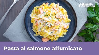 PASTA AL SALMONE AFFUMICATO  Veloce e super cremosa [upl. by Anilesor]