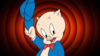 Porky Pig Stuttering Moments [upl. by Dilahk]