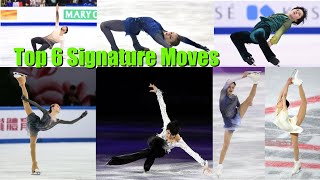 Top 6 Figure Skating Signature Moves Fanimaginative Dialogues [upl. by Rayle]