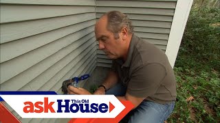 How to Rebuild a Hose Spigot  Ask This Old House [upl. by Anaitit80]