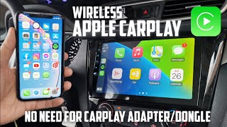 WIRELESS APPLE CARPLAY  No need to buy adapter or dongle [upl. by Airebma325]