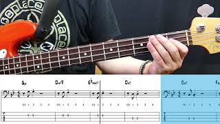 The Police  Roxanne Bass cover with tabs [upl. by Ambrosius]