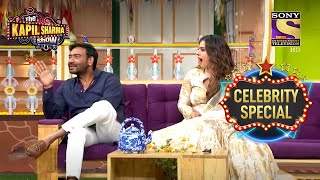 Is Ajay Afraid Of Kajol  The Kapil Sharma Show S1  Kajol  Celebrity Special [upl. by Kelci784]