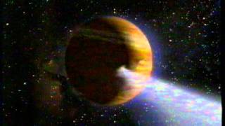 Comet Hits Jupiter  ShoemakerLevy 9  BBC Animated Guide 1994 [upl. by Keffer]