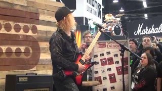 Akira Takasaki Demo at Seymour Duncan Booth at NAMM 2016 on 1222016 [upl. by Eniamert25]