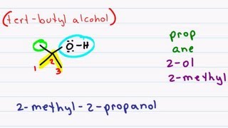 Naming Alcohols Using IUPAC Rules for Nomenclature [upl. by Rhiana280]