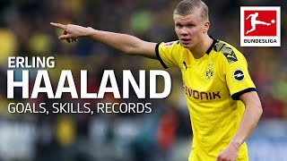 Best of Erling Haaland  Best Goals Skills amp Records [upl. by Costanza671]