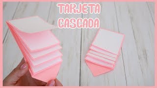 Tarjeta Cascada  Waterfall Card [upl. by Sackey328]