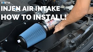 How to install an Injen Intake BMW F30 [upl. by Noir]