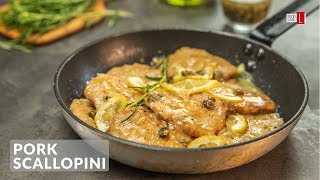 Pork Scallopini with Capers  Food Channel L Recipes [upl. by Ziom]