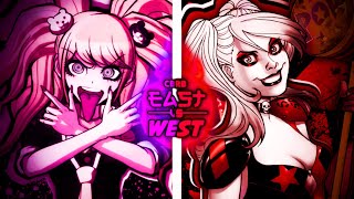 Junko Enoshima vs Harley Quinn  Rap Battle CBRB East vs West [upl. by Nahtiek]