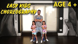 Easy Kids Choreography  Hip Hop Dance Tutorial AGES 4  MihranTV [upl. by Inaffit]