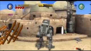 Lego Star Wars Saga  Episode 4  Chapter 3  Mos EIsley Spaceport  GameplayWalkthrough [upl. by Xilef]