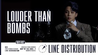 BTS 방탄소년단  Louder Than Bombs  Line Distribution [upl. by Ramberg]