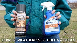 How to Waterproof Boots and Shoes [upl. by Kokoruda]