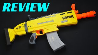 REVIEW NERF FORTNITE ARL SCAR [upl. by Ynnod]