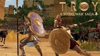 Total War Saga Troy  Battle Gameplay First Look [upl. by Eehtomit]