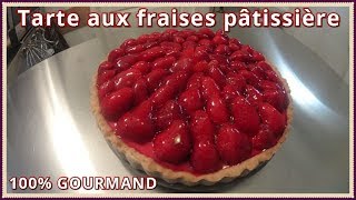 Recette de la tarte aux fraises [upl. by Anihs]