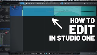 How to Edit Audio in Studio One  PreSonus [upl. by Esiom483]