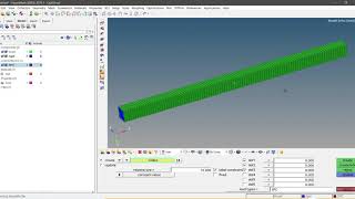 Geometric Non Linear Analysis using OptiStruct [upl. by Annairoc413]