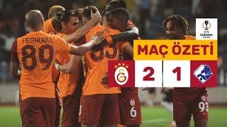 Geniş Özet  Galatasaray 21 Randers  UEFA Avrupa Ligi [upl. by Erdried]