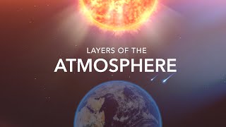 Layers of the Atmosphere Animation [upl. by Lekram58]