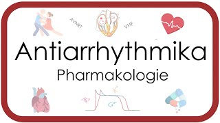 Antiarrhythmika  Pharmakologie Amiodaron βBlocker Ajmalin Adrenalin Atropin Digitalis VHF [upl. by Naaitsirhc561]