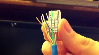 How to FixTerminate Ethernet Cables Connectors [upl. by Hakkeber]