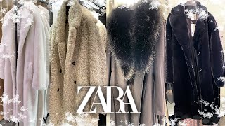 ZARA DECEMBER NEW IN FUR amp WOOL COATS JACKETS PUFFERS [upl. by Menon]