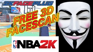 FREE ANONYMOUS MASK 3D FACE SCAN ALL 2K VERSIONS [upl. by Nonnahs297]