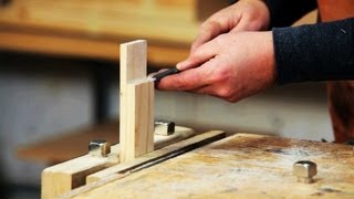 How to Use a Wood Chisel  Woodworking [upl. by Noislla]